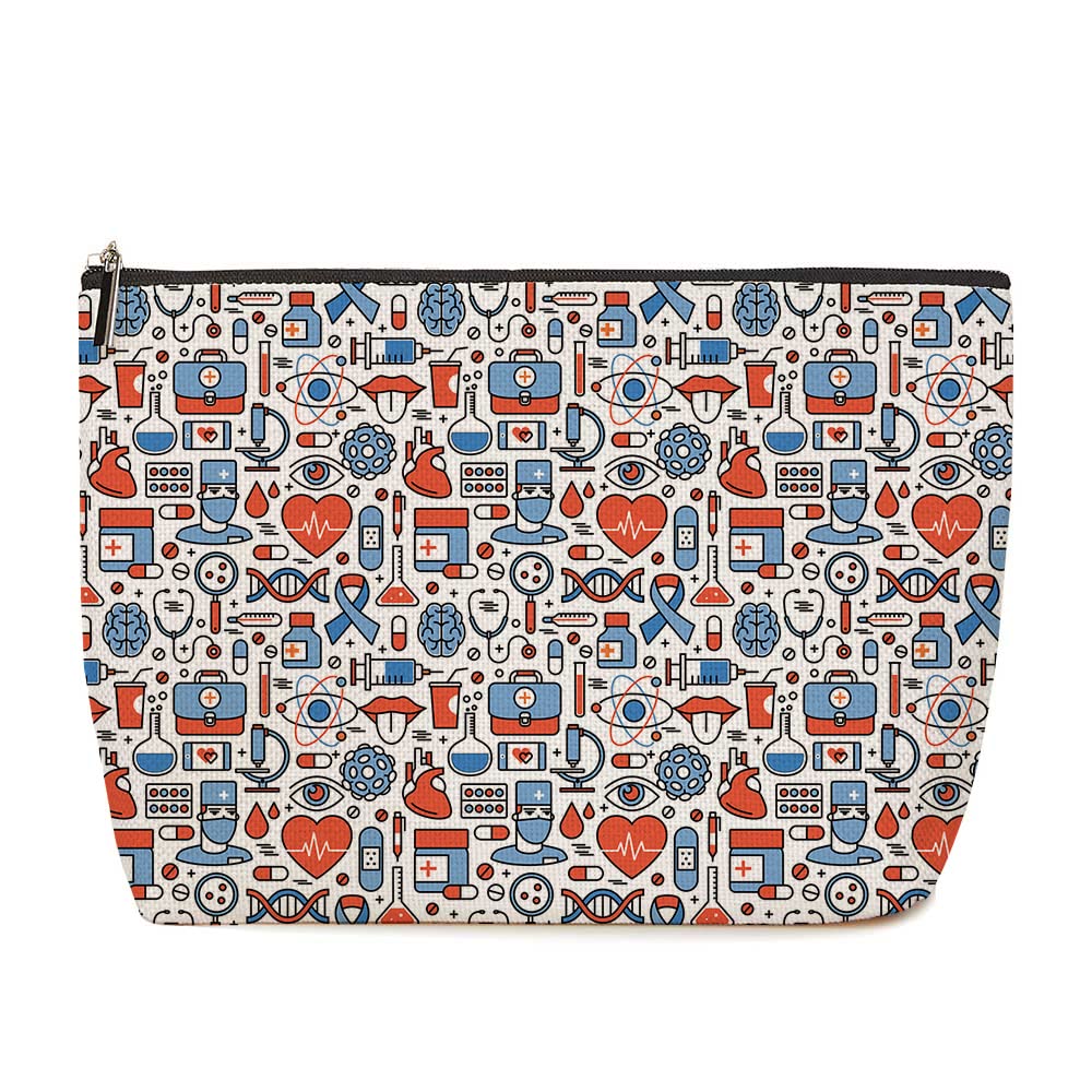 Music Lover Gifts Musical Makeup Bag Singer Travel Pouch Singing Music Lover Merch, NuringStuent