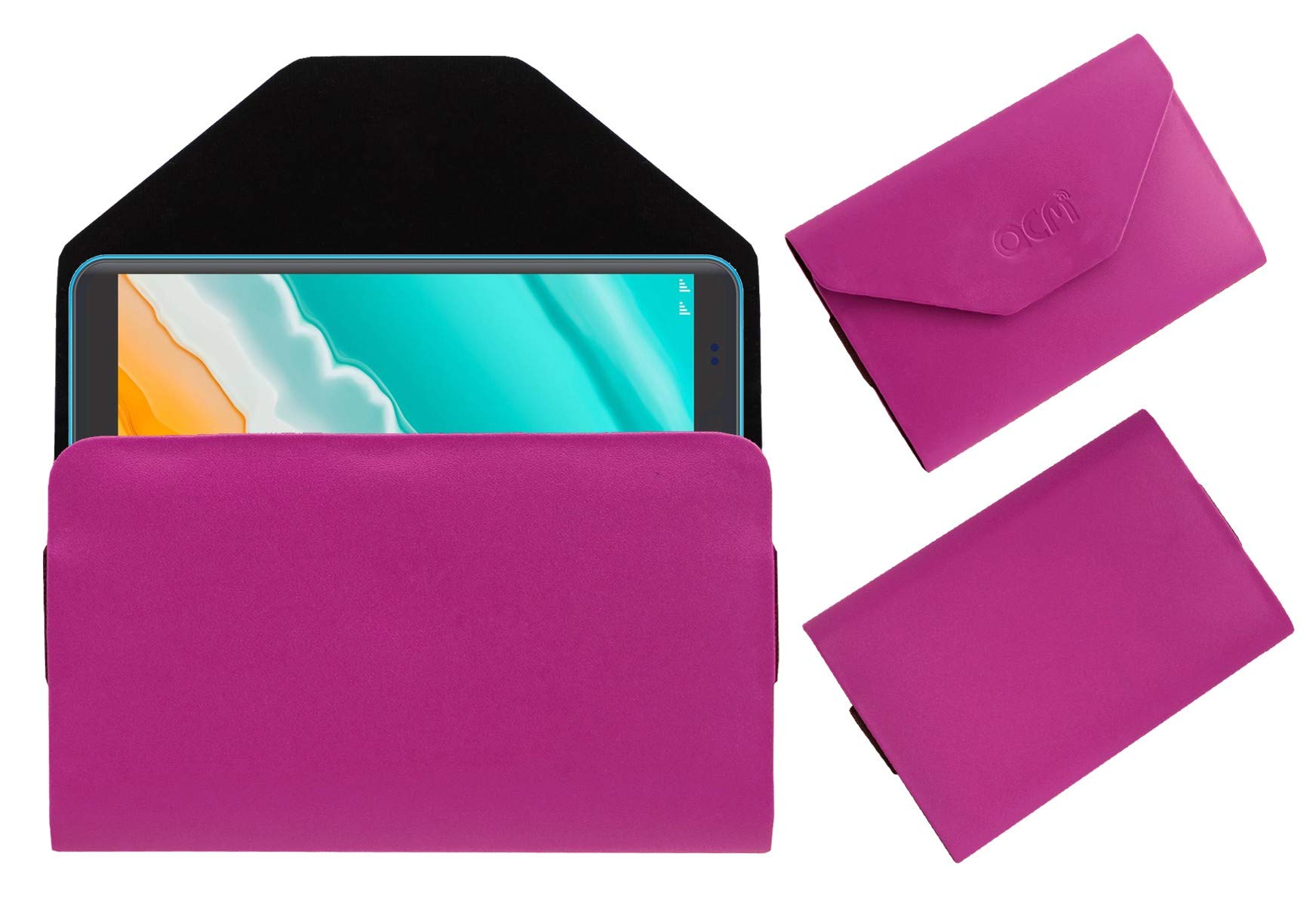 ACM Premium Flip Flap Pouch Case Compatible with Maplin G1 Mobile Leather Cover Pink