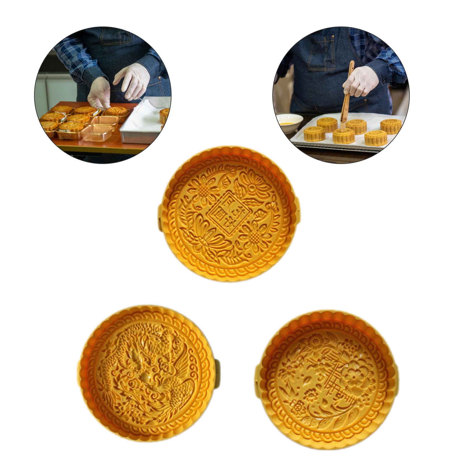 Traditionelle Muster Kuchenform Keks Dessert Ausstecher Keksstempel Handpresse Gebäck Form Kuchen Dekorieren Werkzeuge