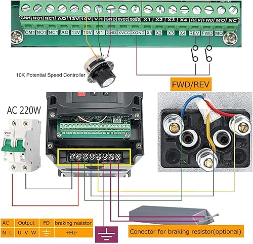 Miniatura 5 de PROPFE CNC Spindle Motor Kits Updated CNC 15KW 220110 Square Air Cooling Spindle ER11 1500W Air-Cooled Milling Spindle  15KW VFD Inverter  13 Pcs
