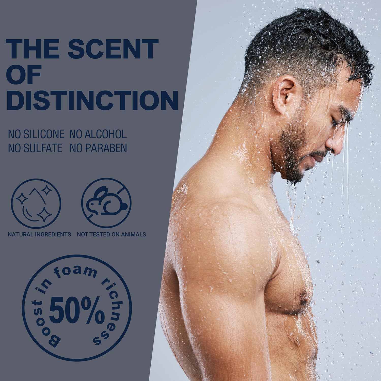 Body & Earth Mens Gifts 3pcs Gift Baskets with Leather Scent Gift Sets for Men Birthday Gift Christmas Gift for Men - Image 5