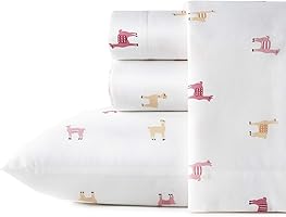 Poppy & Fritz Percale Collection Sheet Set-100% Cotton, Crisp & Cool, Lightweight & Moisture-Wicking Bedding, Twin XL,...