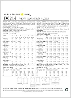 Vista 2 de Butterick Patterns B6214ZZ0 Misses Top, ZZ (LRG-XLG-XXL)