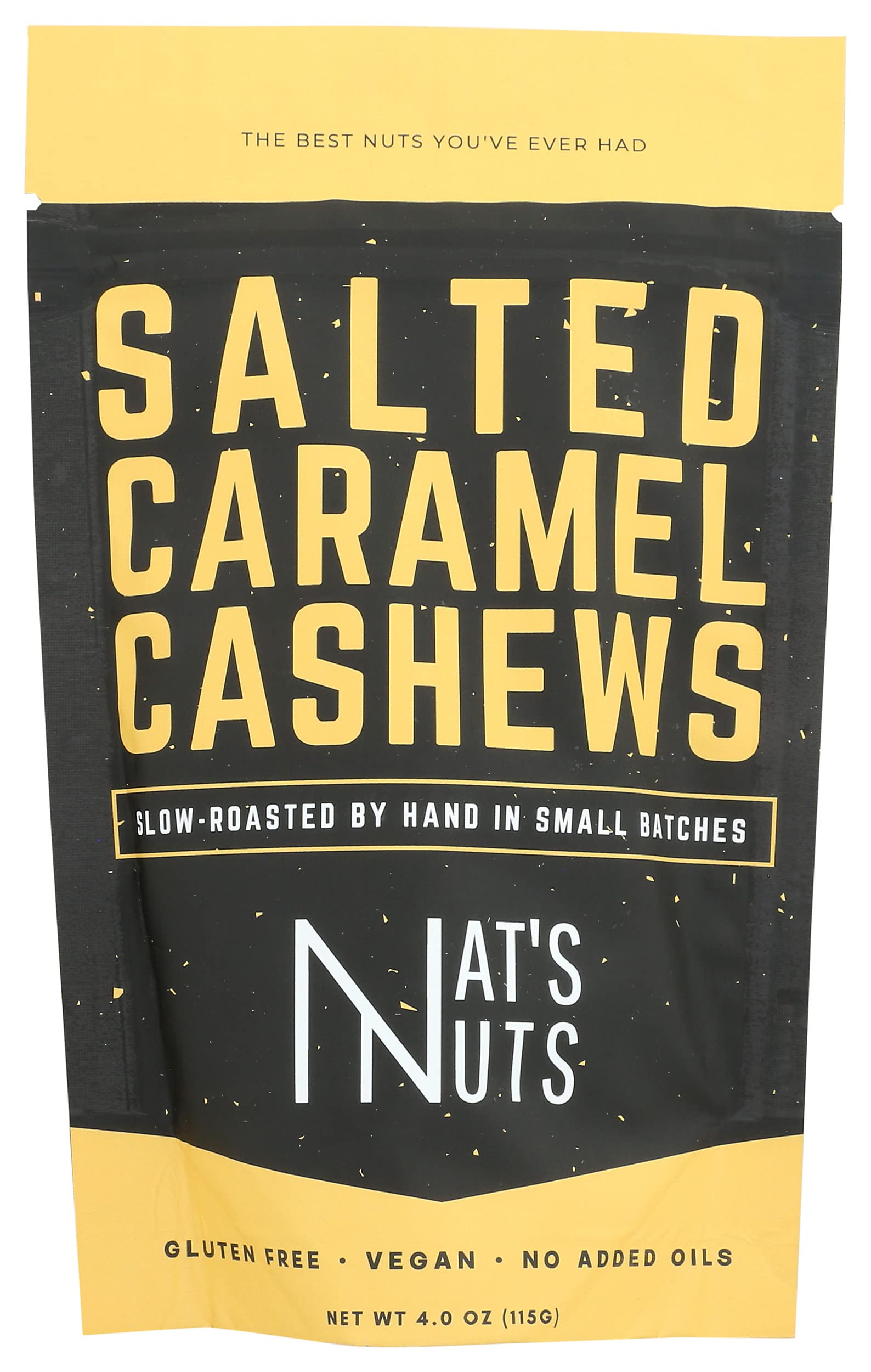 Amazon.com : Nat's Nuts, Cashews Salted Caramel, 4 Ounce : Grocery