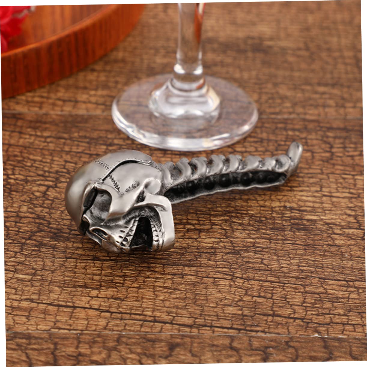 PRETYZOOM 5 Piezas abrebotellas abrelatas de mano abridor de cerveza esqueleto garrota despensa cocina bar pub herramientas abiertas de botella de cerveza abridor de cerveza de metal Silver