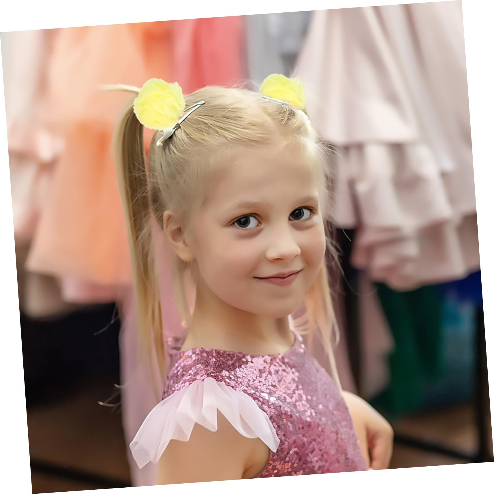 FRCOLOR 3 Juegos De Accesorios Para El Cabello Bandas Para El Cabello Con Pompones Coleteros Elásticos Para Niños Y Niñas Cuerdas Para El Cabello 12 Unidades X 3