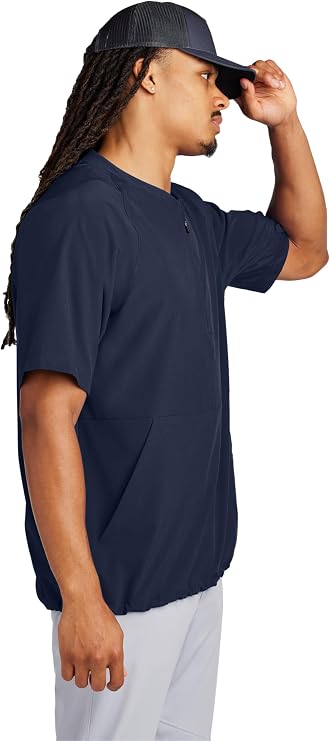 SPORT-TEK Unisex Repeat Half Zip Short Sleeve Jacket