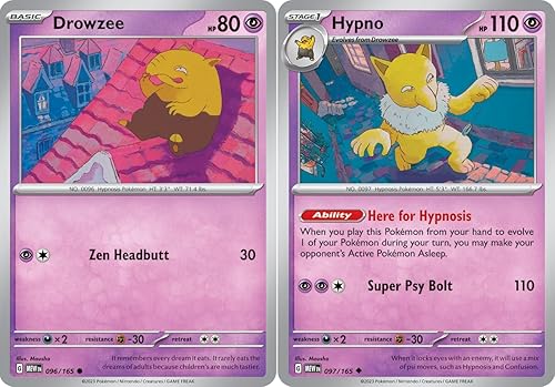 Miniatura 1 de Hypno 097165 - Pokemon 151 - Juego de cartas Evolution 2 - Drowzee