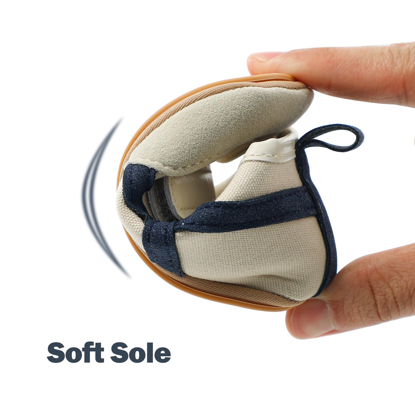 MASOCIO Scarpine Neonato Primi Passi in Morbida Unisex Sneaker Casual con Suole Morbide Scarpette Antiscivolo per Bimbi 3-18 Mesi