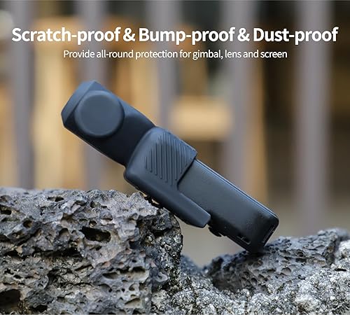 Miniatura 4 de Silicone Shell Silicon Case Cover for DJI Osmo Pocket 3 Camera + Screen Accessories Shockproof Full Protection Anti-Slip Anti-Scratch (White)