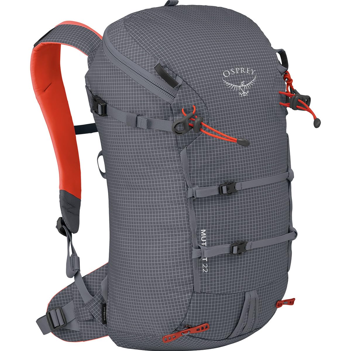 OspreyMutant 22L Climbing and Mountaineering Unisex Backpack, Tungsten GreyBluesignBluesignBluesign