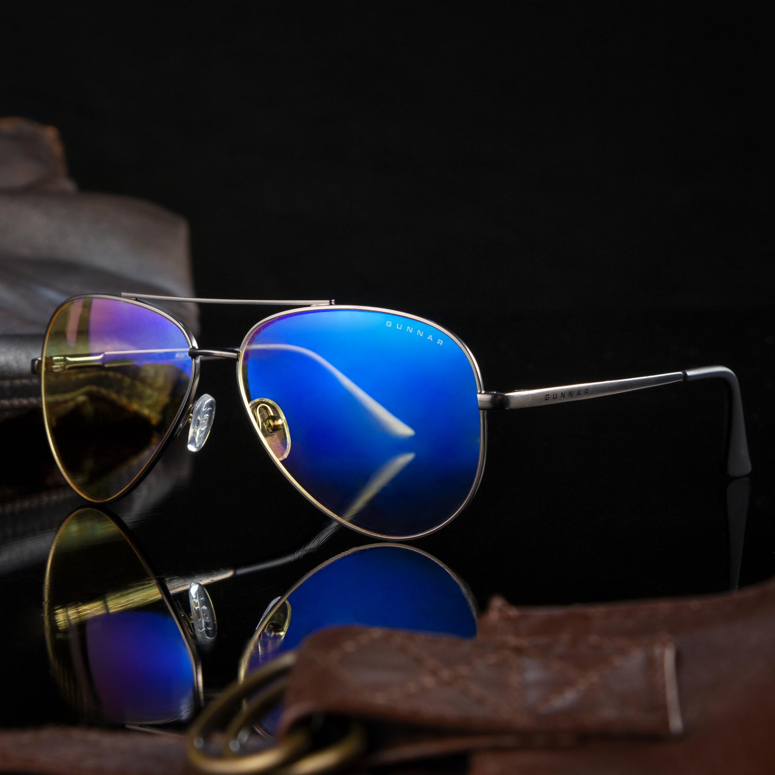 Gunnar Gaming- und Computerbrille - Maverick - Blaulichtfilter Brille, Premium Blaufilter, UV-Schutz, | Computer-/Gaming-Brille - Maverick - Blaulichtfilter - Patentierte Technologie