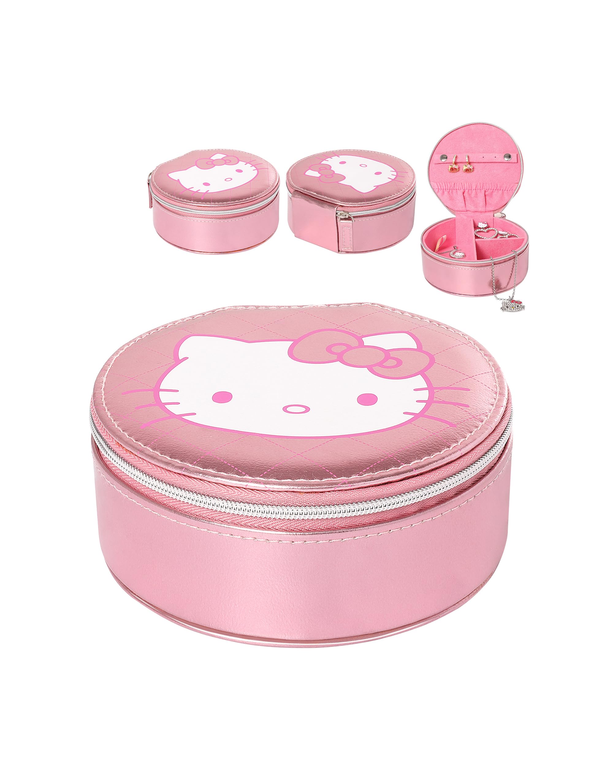 Amazon.com: Hello Kitty Sanrio Jewelry Holder Organizer with Zip