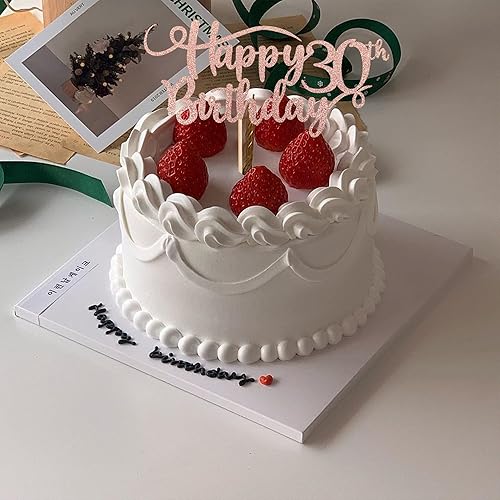 Miniatura 73 de Rsstarxi Paquete de 24 adornos rojos para cupcakes para el día de San Valentín con purpurina de corazón dulce para cupcakes, decoración de pasteles