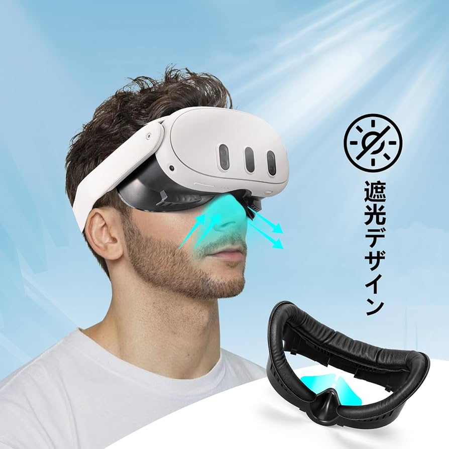 Amazon.co.jp: LICHIFIT フェイスカバー+レンズカバー·for Meta