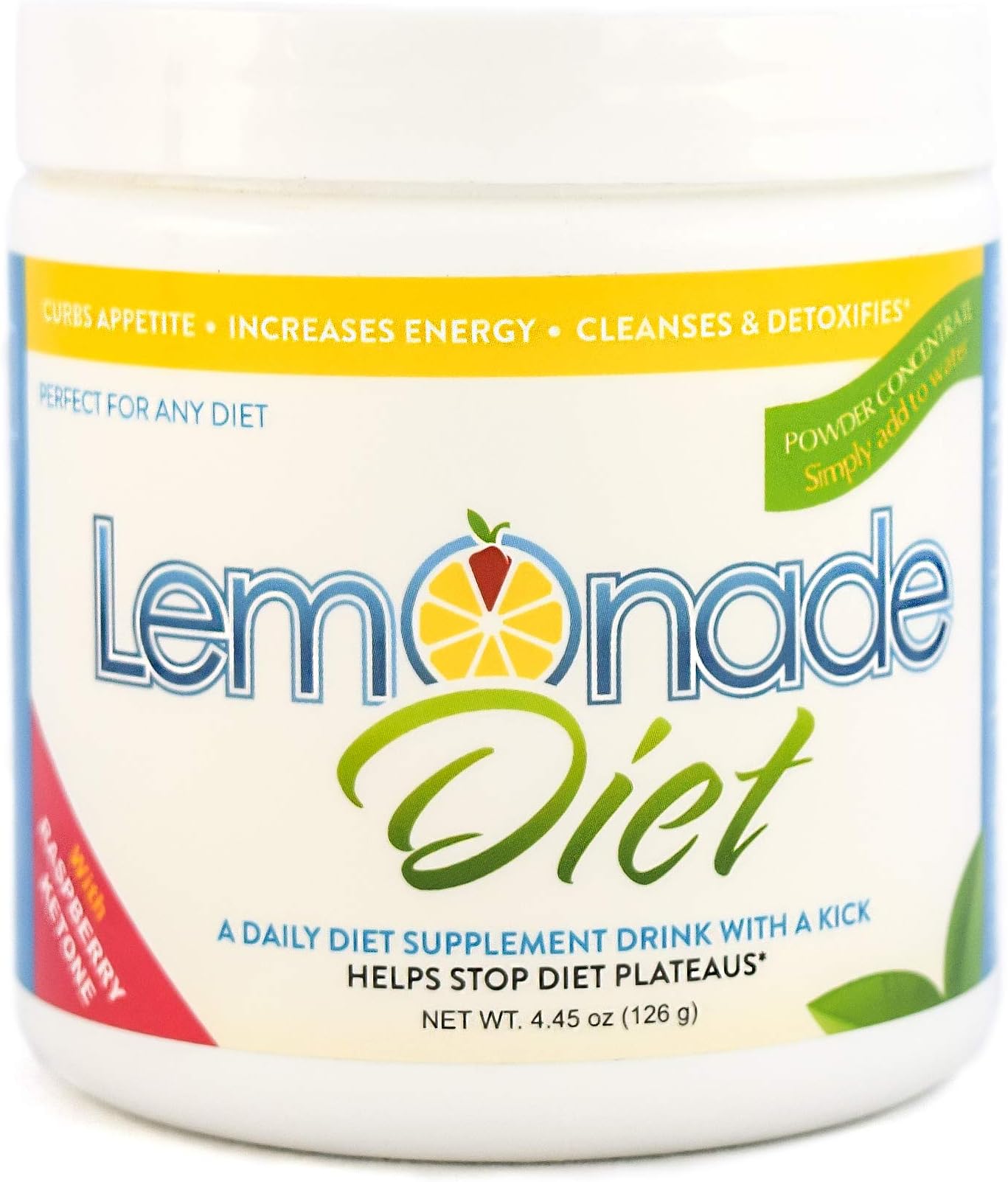 The Original Lemonade Diet Powder | Master Cleanse Weight Loss System | 100% All Natural | Metabolism Boosting Raspberry Ketones