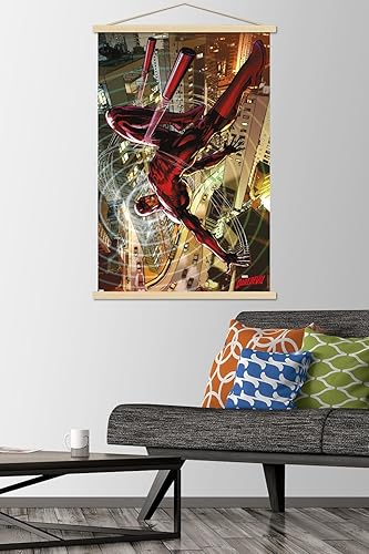 Miniatura 8 de Trends International Marvel Comics Daredevil - Rooftop Cover Wall Poster, 22.37" x 34.00", Premium Print and White Hanger Bundle