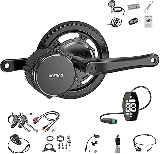 BAFANG 750W Mid Drive Kit,Mid Drive Ebike Conversion Kit Brushless Upgraded CAN Protecol BAFANG Motor with VD03 Display an...