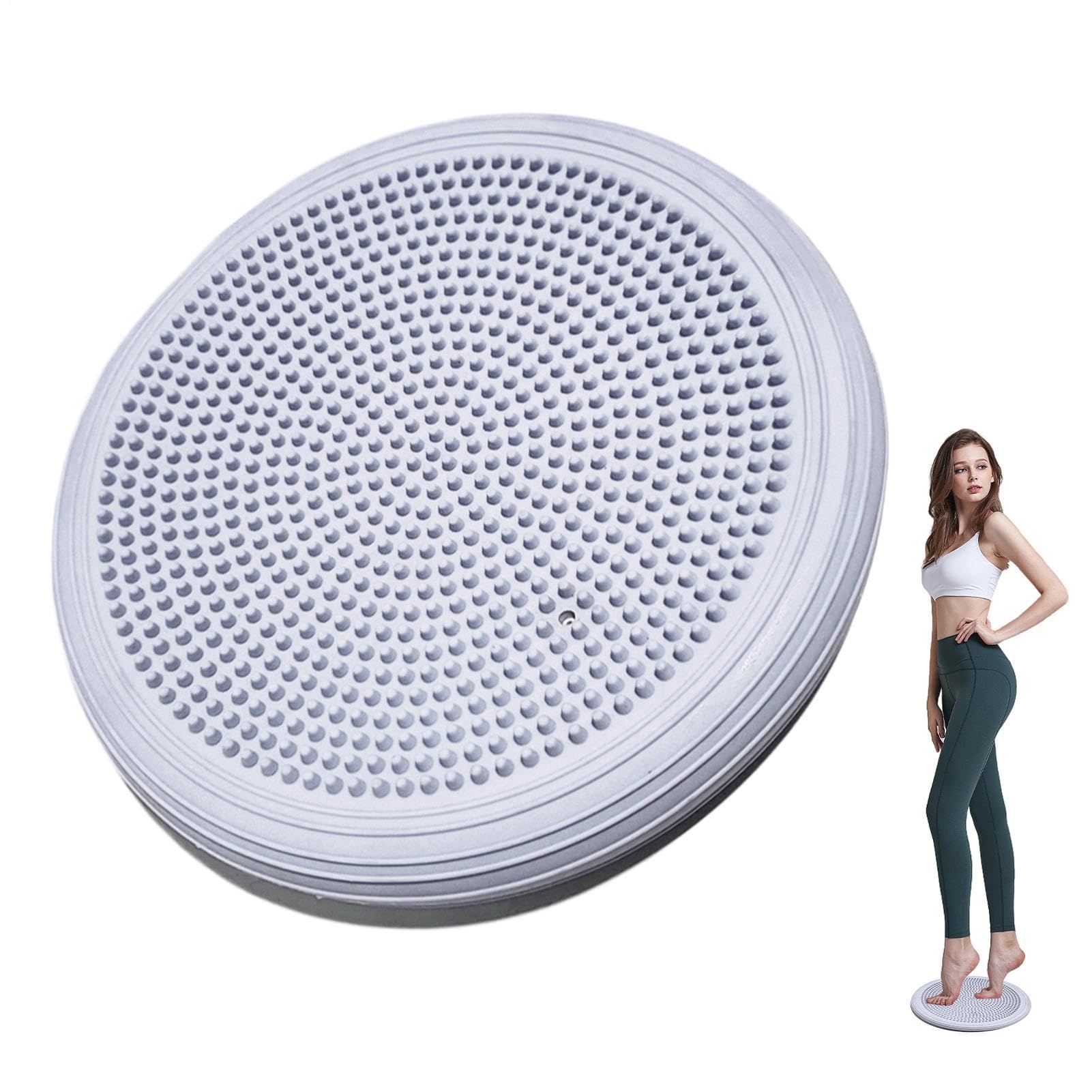 Disco di equilibrio per esercizio, bilanciamento per esercizi al chiuso, comodo disco di equilibrio per allenamento alla stabilità del nucleo per l'equilibrio e sensoriale con pompa