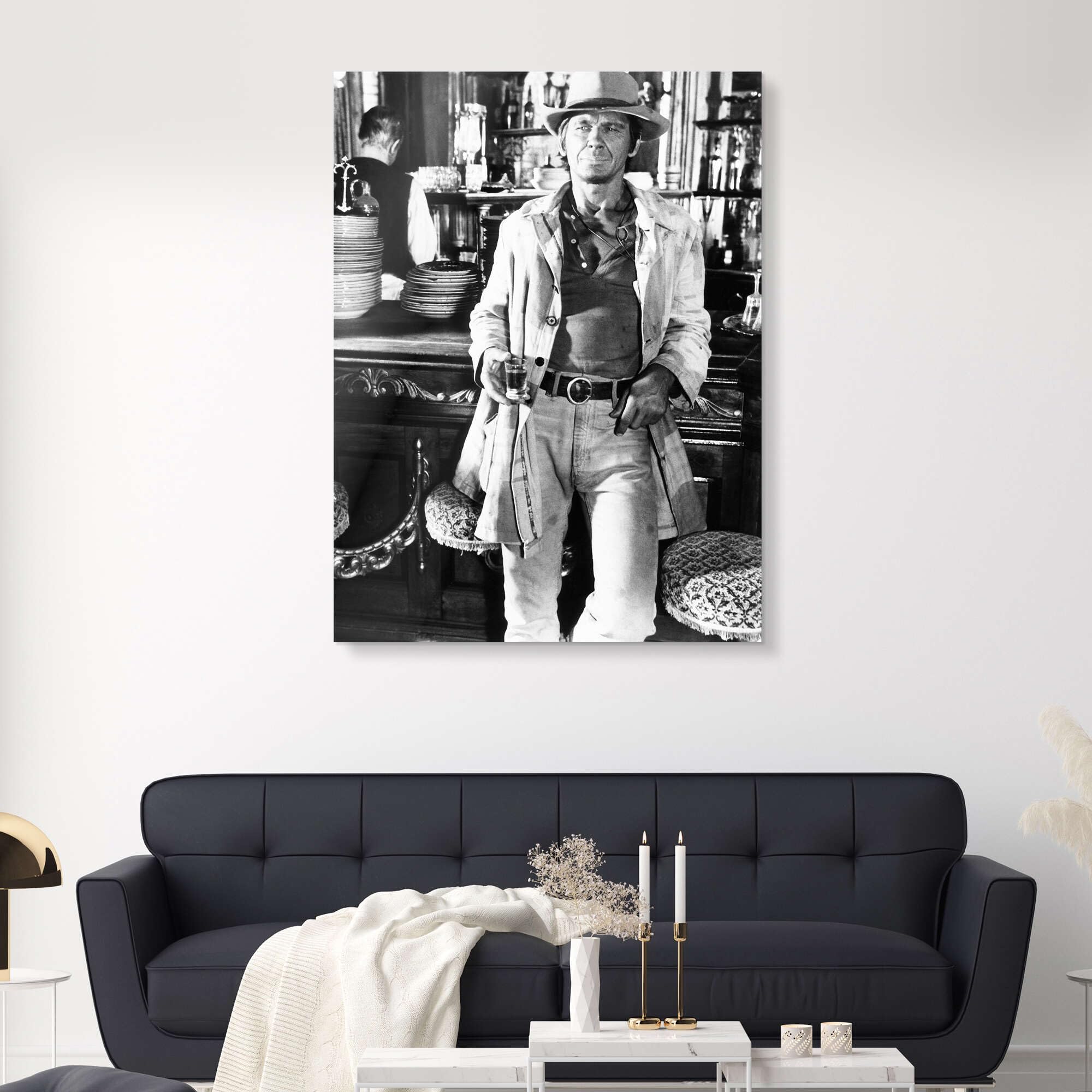 Posterlounge Charles Bronson - Spiel mir das Lied vom Tod Acrylglasbild | 60 x 80 cm Wandbilder Wanddeko