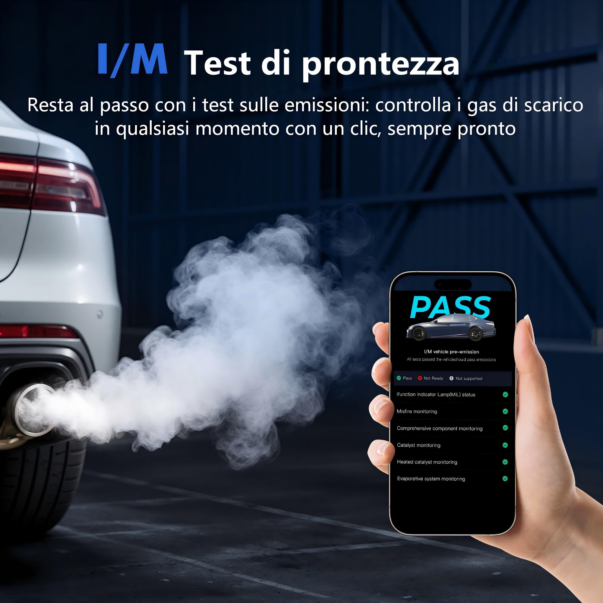 GOOLOO DEEPSCAN DS100 Strumento di Diagnosi OBD2 Completa con Bluetooth, Lettore di Codici per Auto, Guida alla Riparazione, Reset Oil/Throttle/EPB/TPMS/BMS/DPF, Compatibile con iOS e Android
