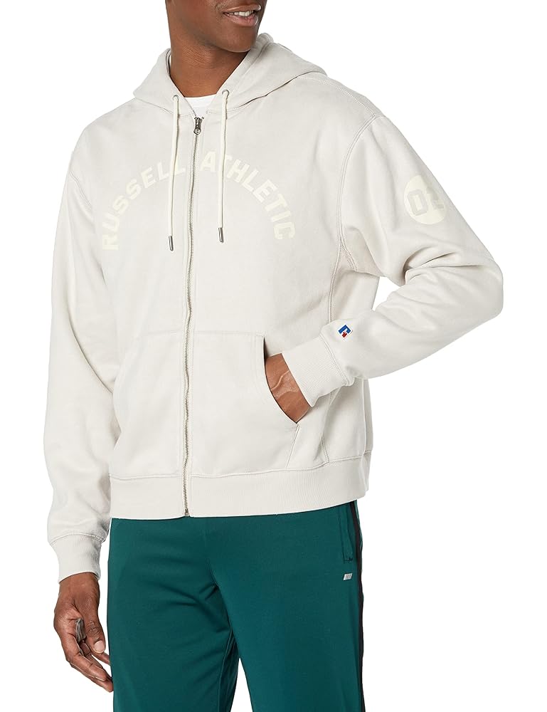 Russell Athletic Men's Graphic Logo Hooded Sweatshirt with
