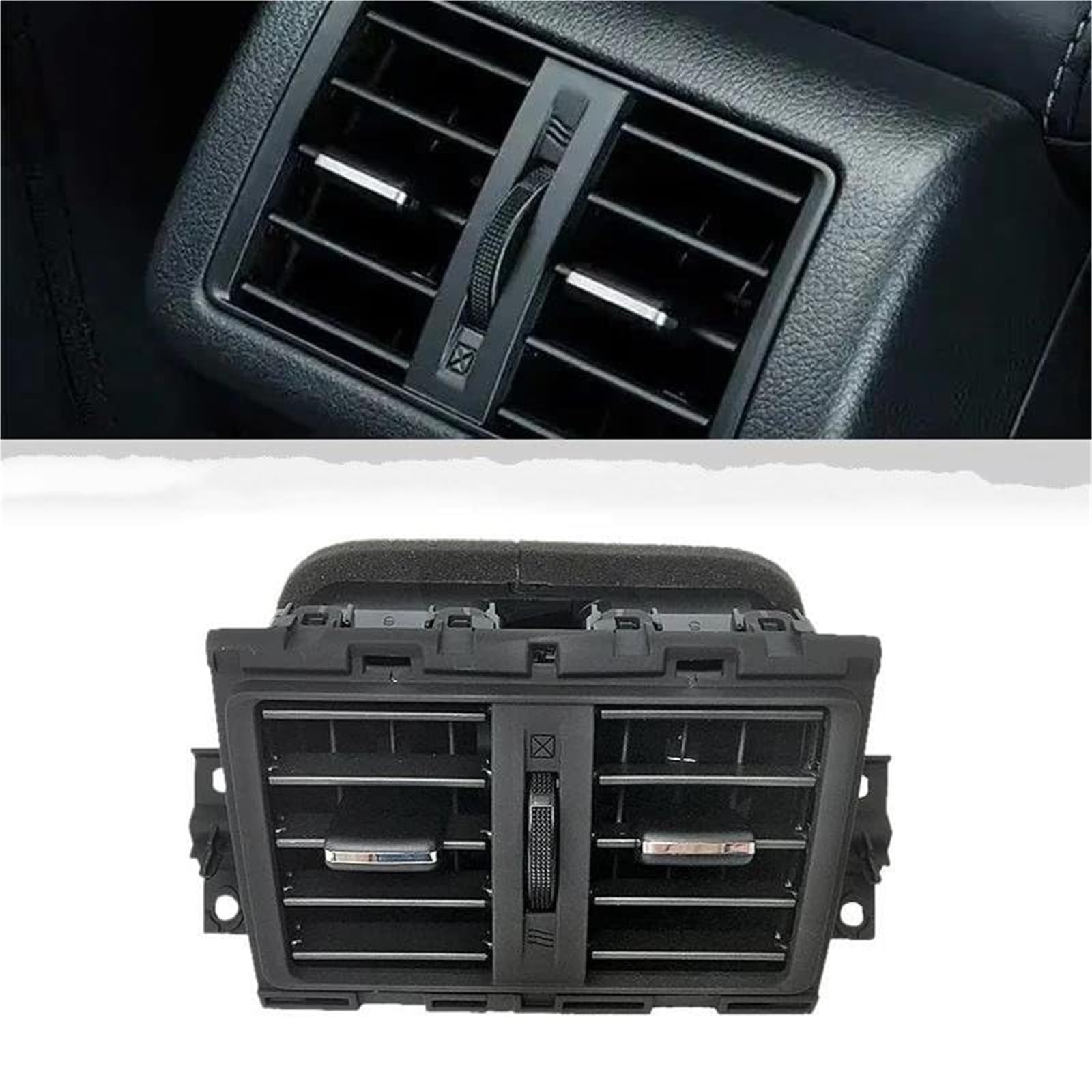Dla Mitsubishi, dla Outlander 2019 2020 2021 klimatyzacja konsola wentylacyjna odpowietrznik wylot klimatyzatora wnętrze samochodu tylny powietrza Kratka wentylacyjna do samochodu