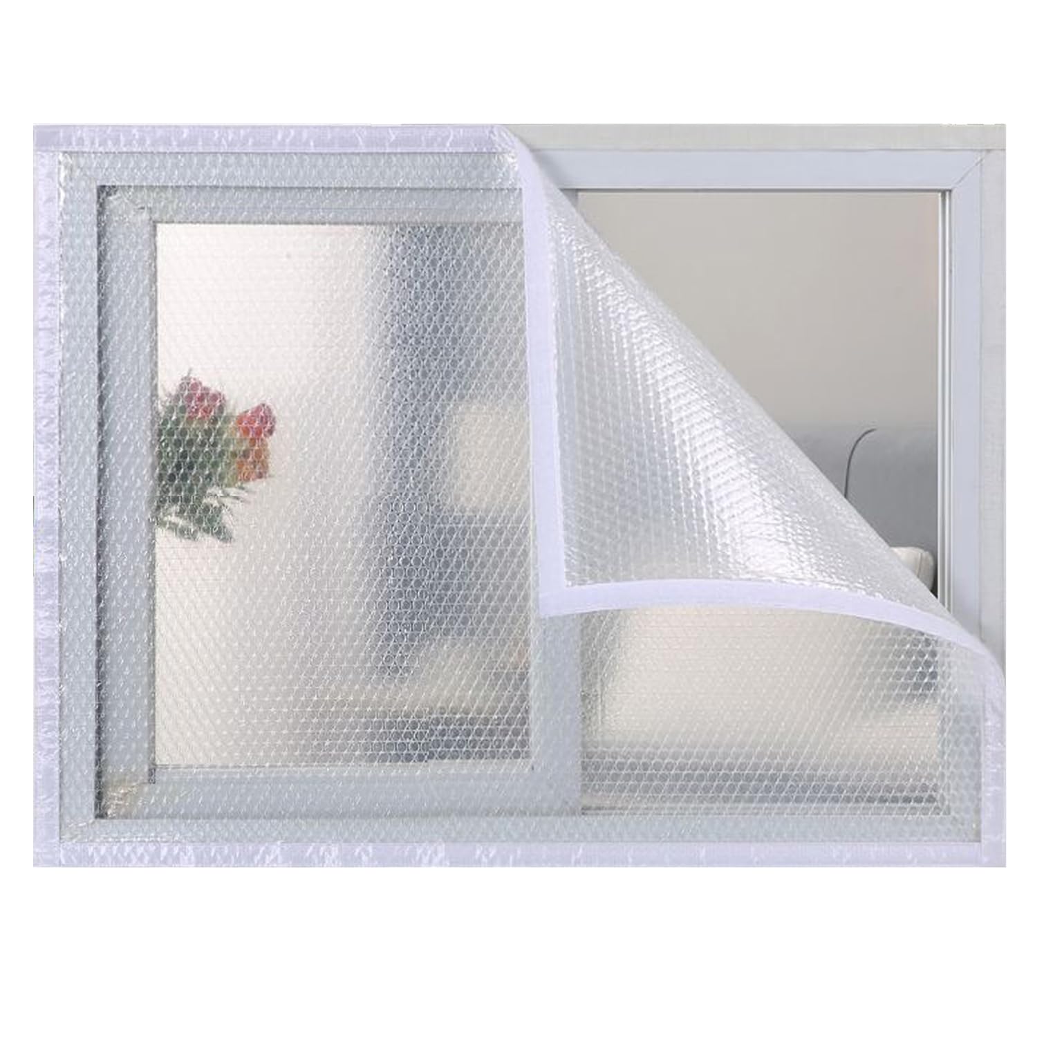 tow000ack Weatherproofing Window Insulation kit,Translucent Insulation Film for Windows,Winter Keep Warm Curtains Cold Protection Windproof Window