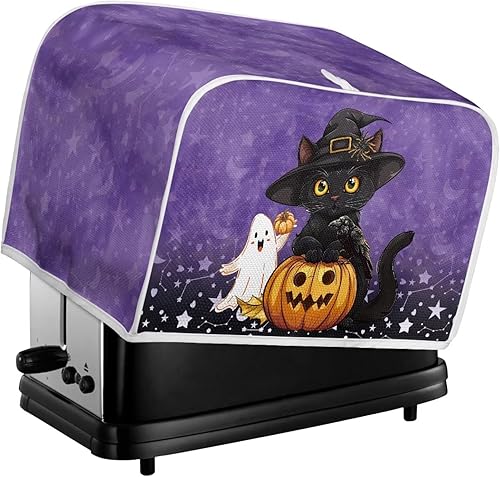 Vista 17 de Cubierta para tostadora de cocina, protector para hornear se adapta a la mayoría de tostadoras estándar de 4 rebanadas, mantiene la tostadora libre