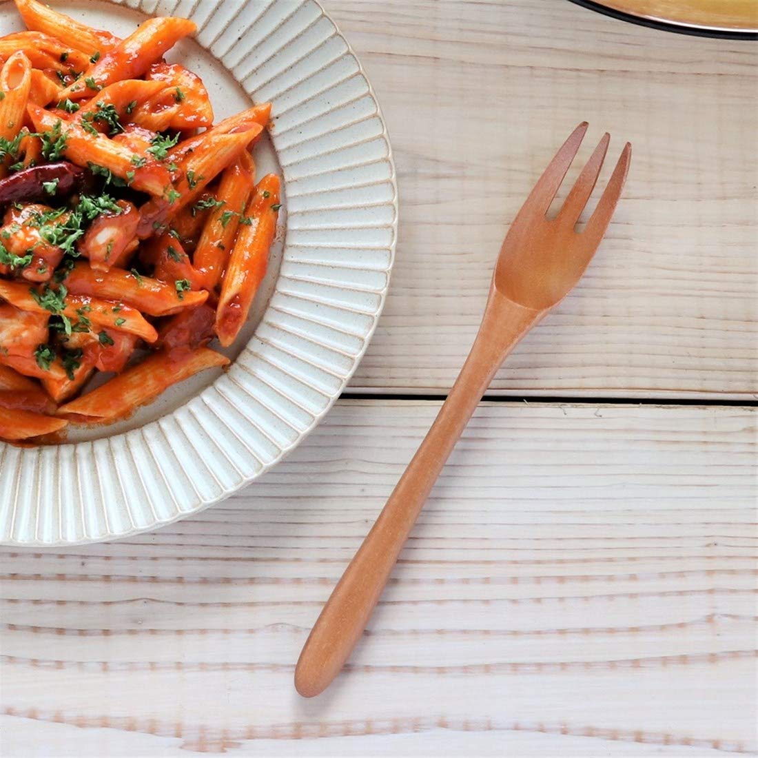 Wooden Cutlery Simple Fork L SW-21 Set of 2