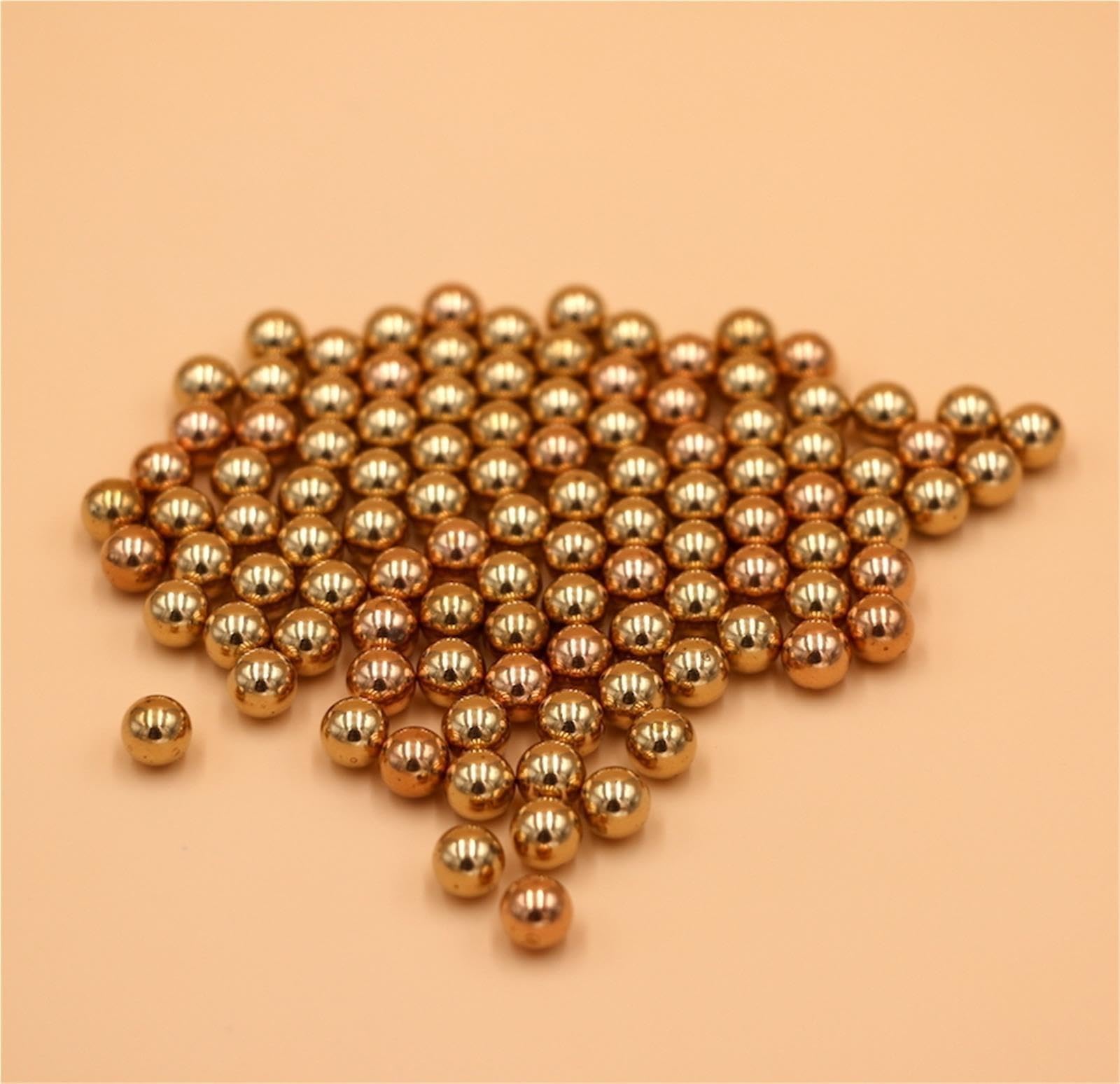 Rotationslager aus Messing Messing-Vollkugel 6 mm,35 (1/4 Zoll),75, 7, 8 Lagerkugeln(100pcs,8mm)