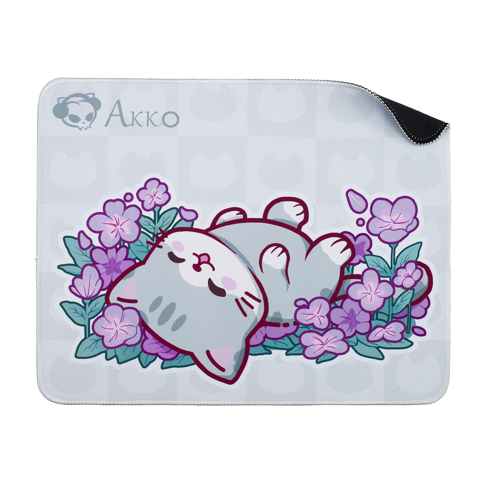 Akko Gaming Mousepad, Cat Theme Grey Keyboard ...