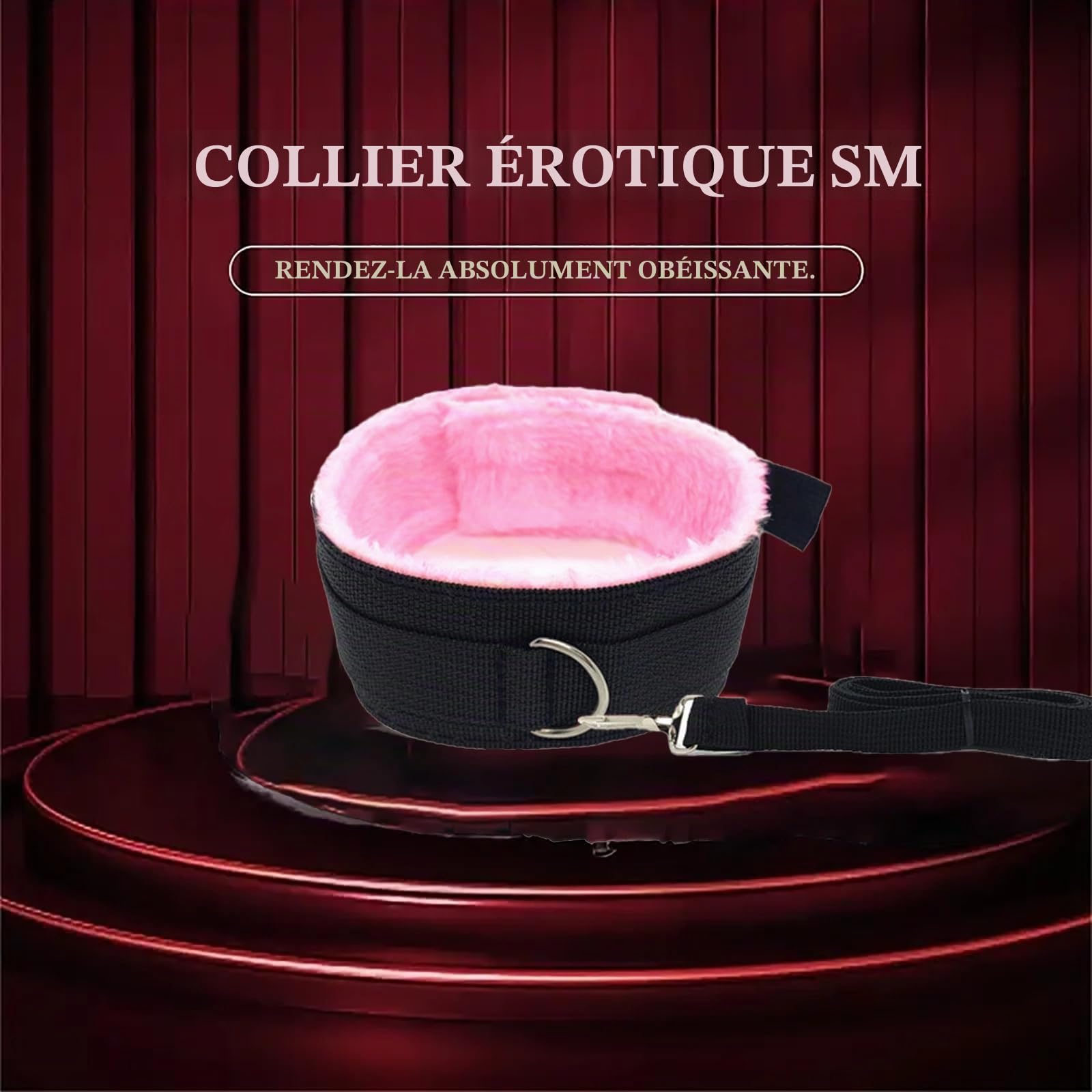 Bondage Set Jouets Sexuels avec 47 Pièces Lit Sm Bondage Sexuel Extrêmement Érotique Jouets Sexuels Fétichistes avec Menottes Réglables Menottes de Cheville Plug Anal Fouet Bandeau pour Femmes Hommes