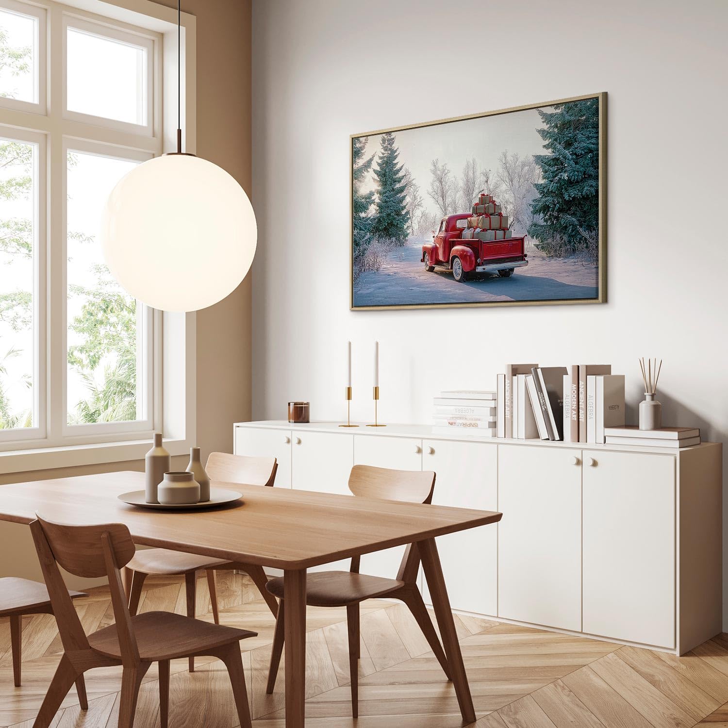 murando - Quadro Fonoassorbente Auto Con Regali 90x60 cm 1 Pezzo - Canvas con Struttura - Quadri Acustici Grandi - Pannelli Fonoassorbenti Decorativi - Decorazione da Parete Soggiorno n-H-10047-b-a