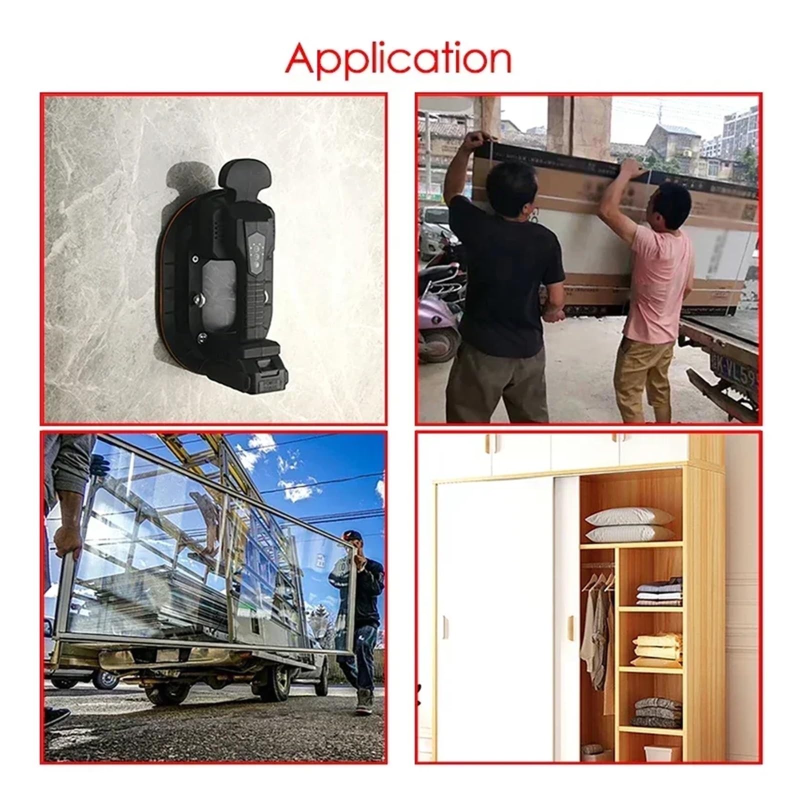 Ventosa eléctrica de 150 kg con 4 marchas ajustables for baldosas vidrio y granito, bomba aire, herramienta elevación, compatible cajas para levantar baldosas