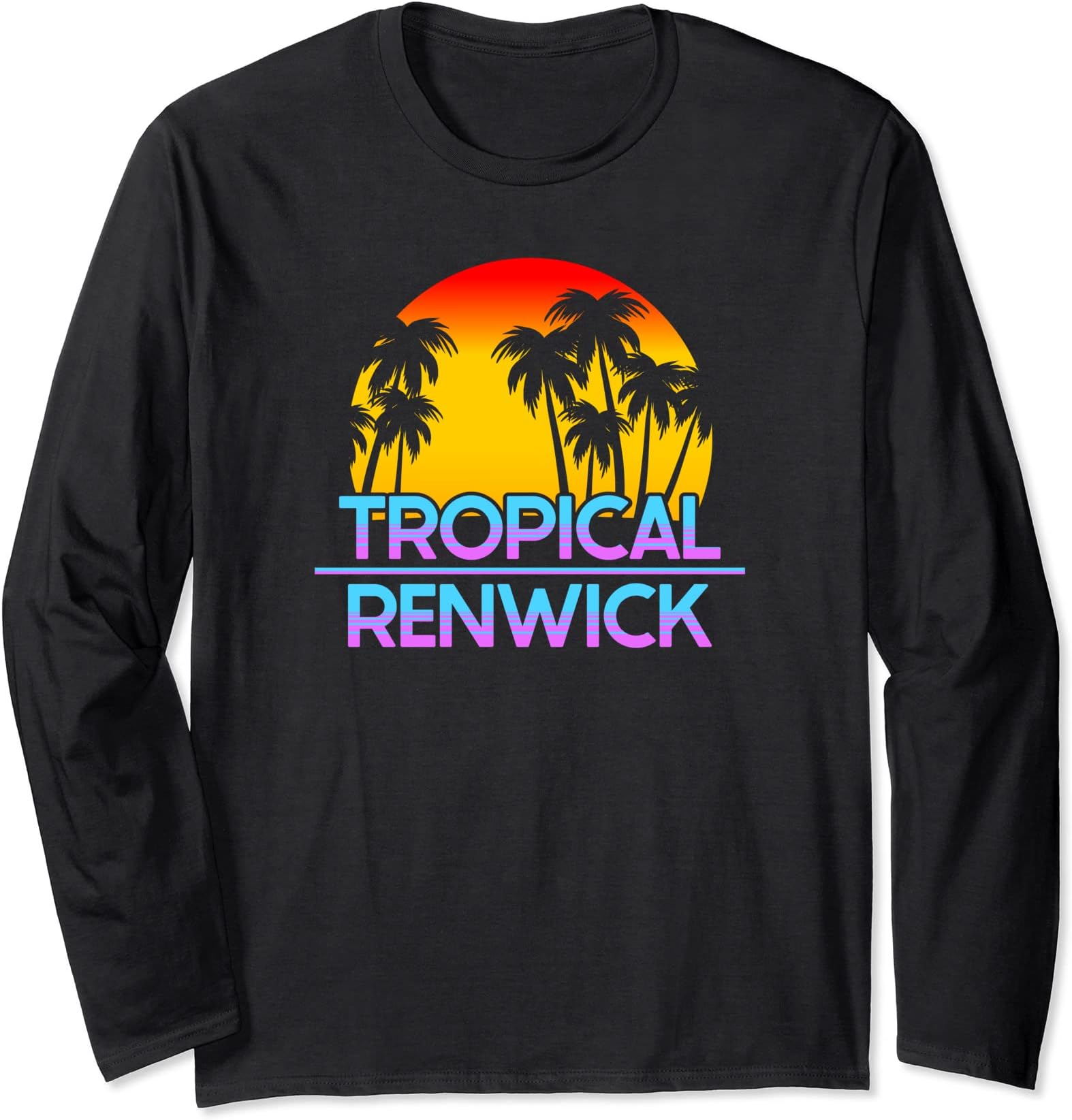 Renwick New Zealand Funny Marlborough Weather Long Sleeve T-Shirt