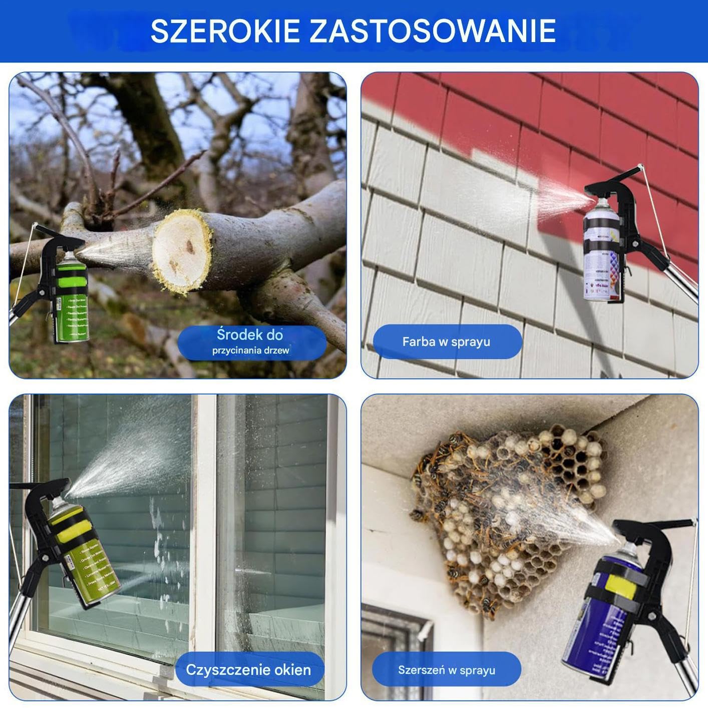 Przedłużacz Puszki Sprayu Regulowane Narzędzia Do Przedłużania Zasięgu