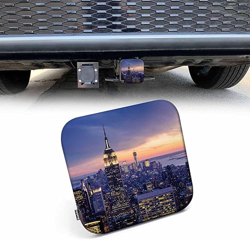 Vista 92 de Cubierta de enganche de remolque de 2 pulgadas, águila calva, grunge, águila calva americana, bandera de Estados Unidos, cubierta de goma