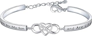 FEELMEM Daughter-in-Law Gift Bracelet You Were Hand Chosen by My Son and Are Like A to Me Gift for Daughter in Law