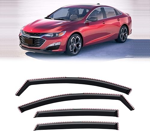 Miniatura 83 de Visera de ventana para Jeep Cherokee 1984-2001 (Excluye Modelo Limited), Protectores Guards Shields de lluvia de canal exterior, Deflector