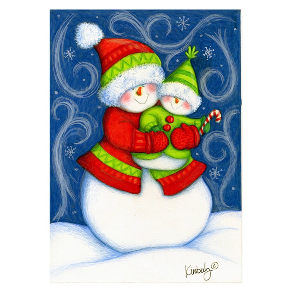 Jardin Drapeau House Snowbaby Toland Maison pour Décoration Hivernale