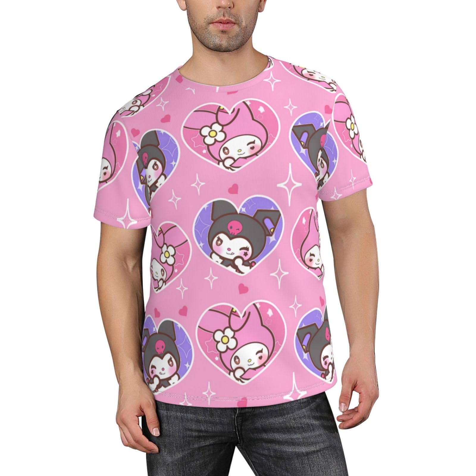 Amazon.co.jp: メンズTシャツ クロミ マイメロディ ティーシャツ