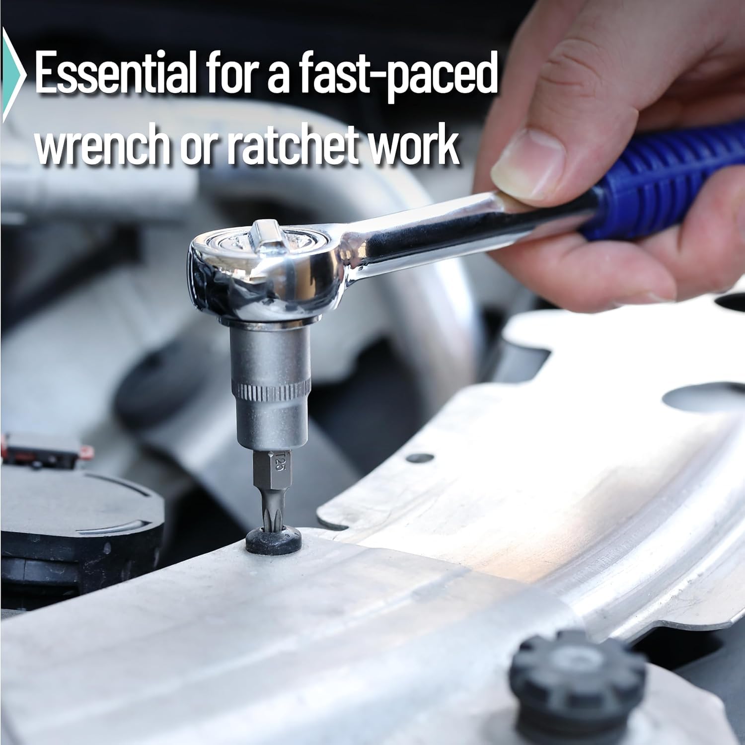 Ensemble Robuste de 34 Douilles Torx, Comprenant des Douilles Femelles, un Coffret D'embouts Torx, pour Les Outils de Mécanique Automobile