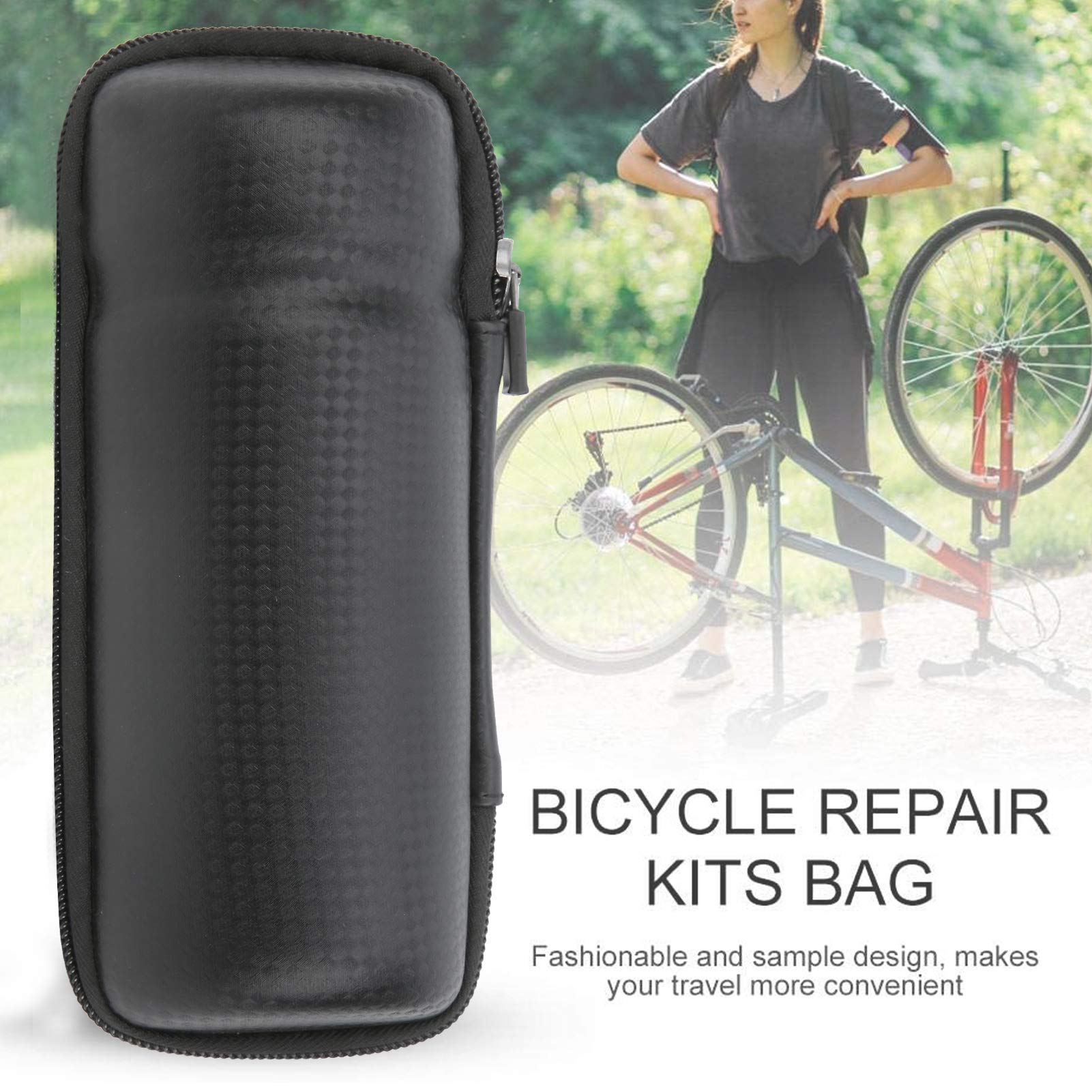 VGEBY Borsa Rigida per Bici, Borsa per Mountain Bike Borsa Portatile Impermeabile per Telaio Portaborraccia per Bici Borsa Rigida per Attrezzi di Riparazione deposito portabiciclette