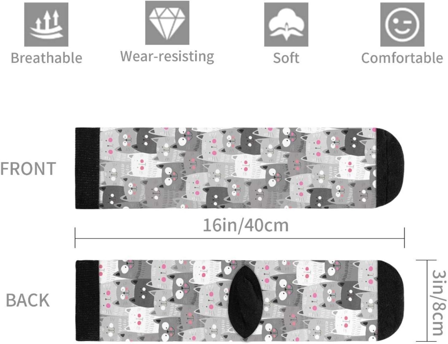 MOLIAN Unisex Novelty Crew Socks Casual Funny Crazy Dress Socks - Image 7