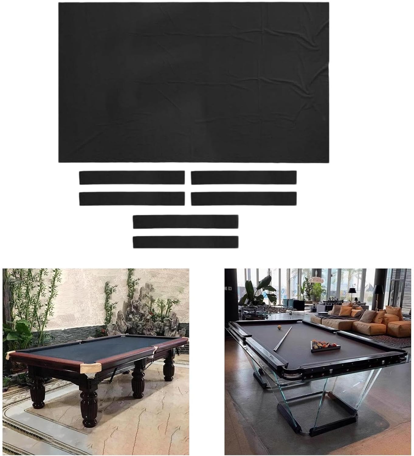 Pool Pool with Inner Cushion Strips, for a 7 Table