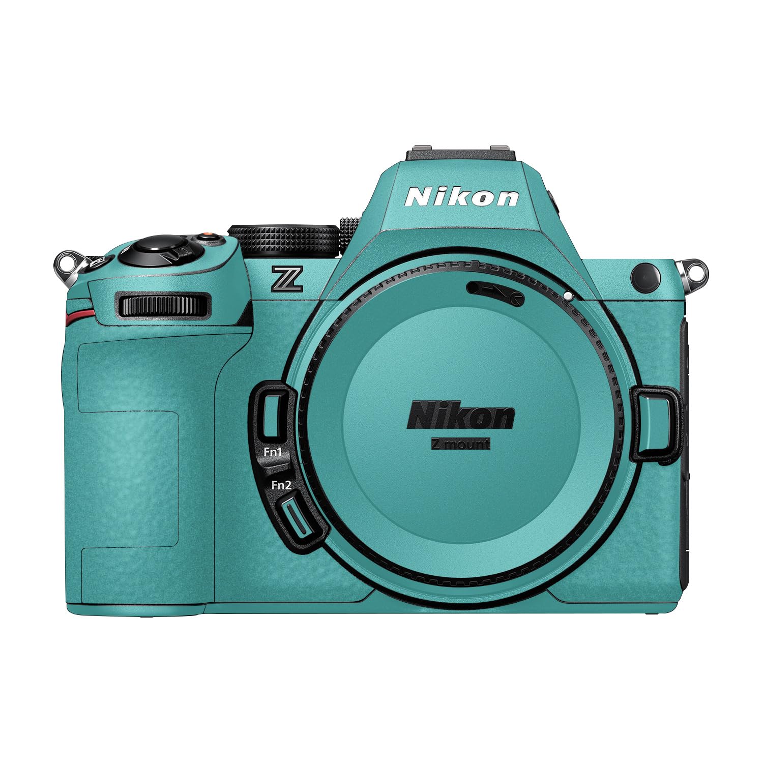 Camera Skin Compatible with Nikon Z5 II (2025) - Solid Turquoise - Premium 3M Vinyl Protective Wrap Decal Cover - Easy to Apply | Crafted in the USA by MightySkins