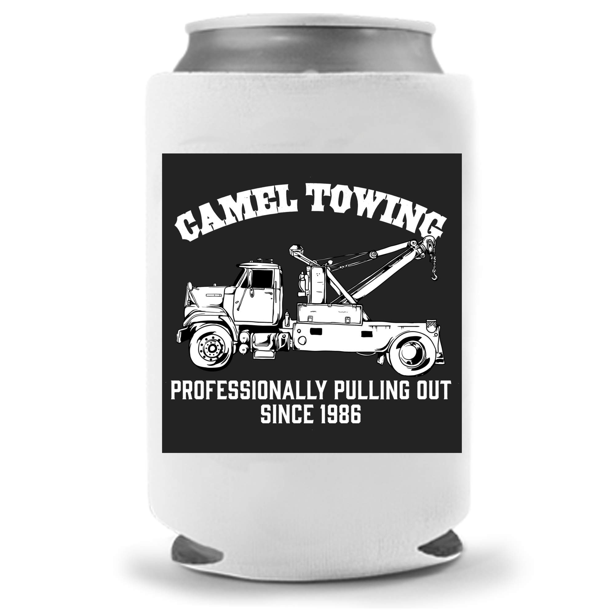 Cool Coast ProductsCameltowing Joke Beer Coolies | Craft Beer Gag Gifts | Party Gift Beer Can Cooler | Funny Joke | Beverage Holder | Fun Gifts | Insulated Neoprene Can Cooler (Camel)