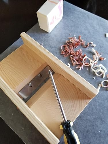 Miniatura 9 de Cortador de jabón de madera, biseladora, recortadora, caja de cajón de afeitado para hacer jabones artesanales hechos a mano (madera)