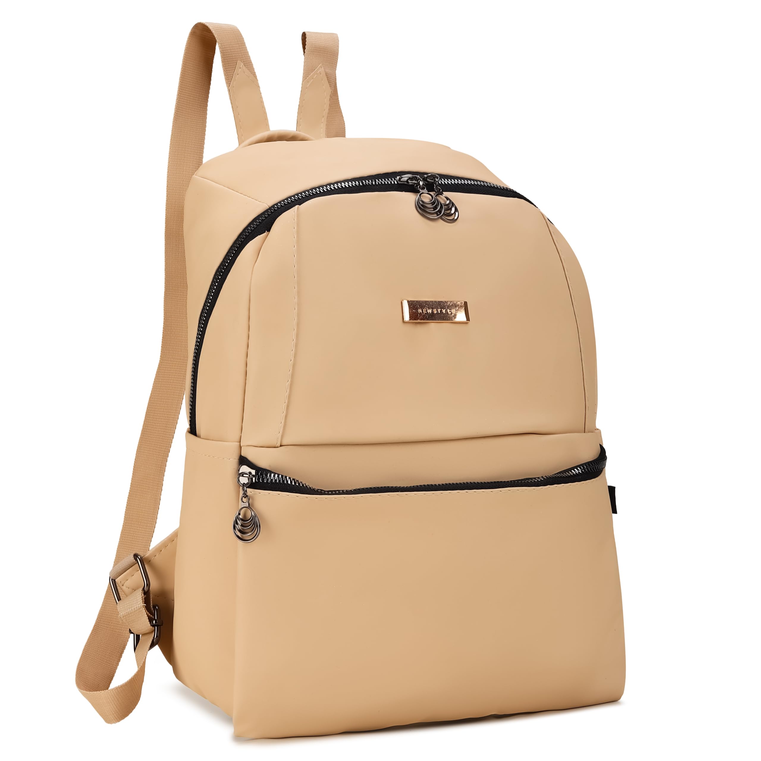 irmao Women's Black Backpack 12L | Water Resistant Casual Backpack for Women & Girls | Stylish College Office Travel Bag | Lightweight Daypack-picture-38